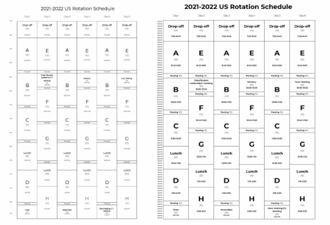 New schedule with shorter passing periods will start next year