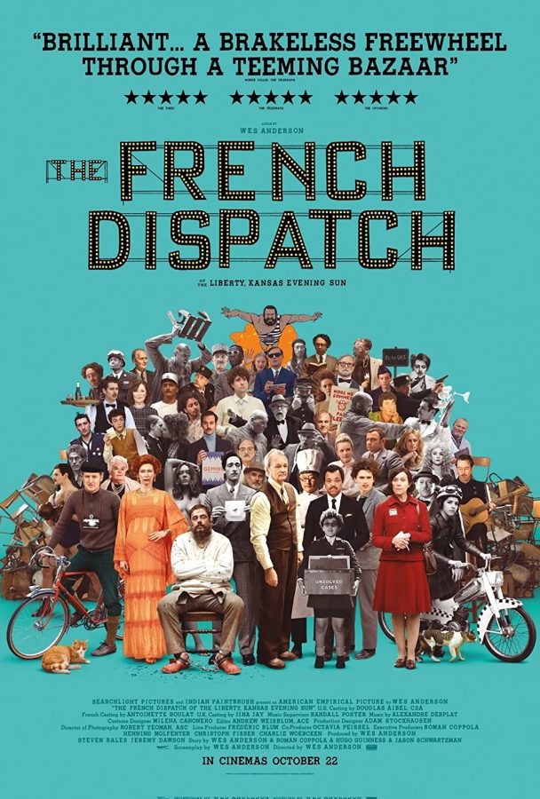 The French Dispatch movie poster.