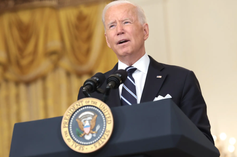 Joe Biden addressing unvaccinated individuals in the United States.