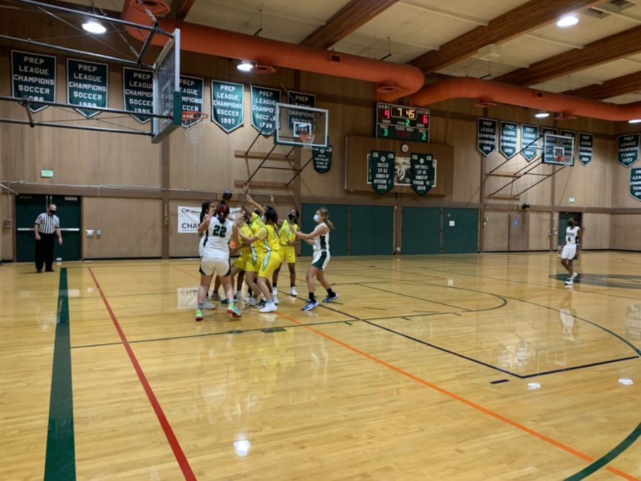 Westridge Varsity Basketball plays against Blair High School.