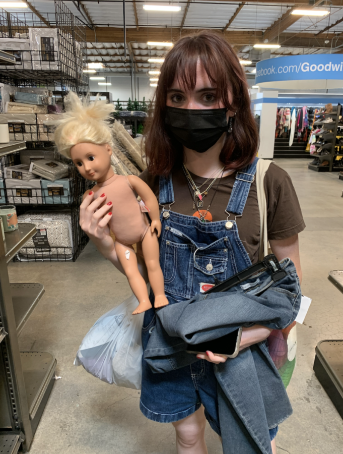 Thrifting is so fun! Sometimes you find clothes, sometimes you find naked dolls!