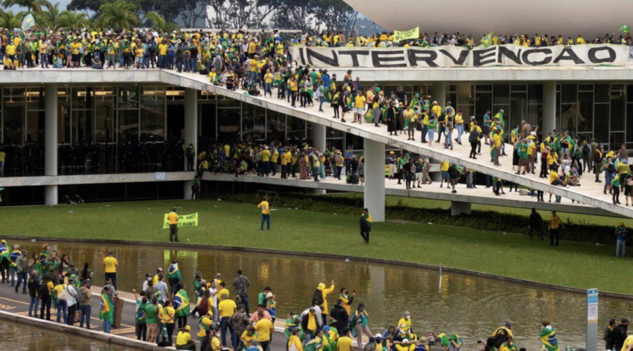In+Brazil%E2%80%99s+capital+city%2C+Bras%C3%ADlia%2C+supporters+of+former+President+Jair+Bolsonaro+storm+the+Congress+building.