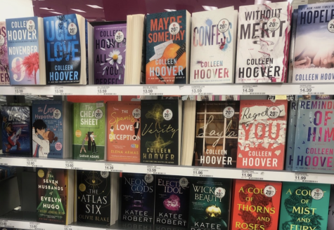 All of Colleen Hoovers books under the Young Adult section at Target