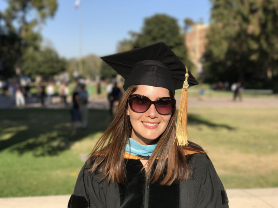 Dr. Jessica Perez del Toro at her graduation.