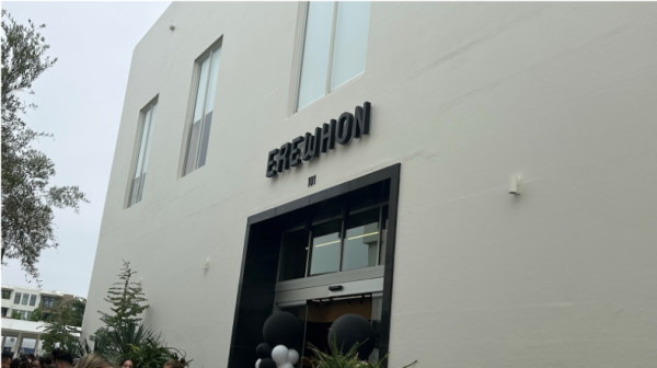 The side entrance to Erewhon on Lake Avenue during the community wellness event on Saturday, September 16.