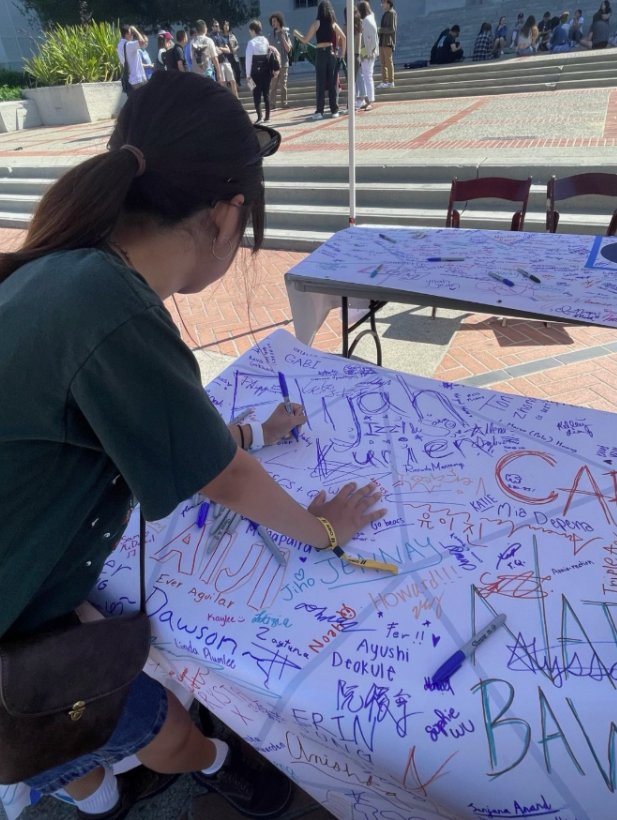 Hailey Tsuchiya
Hailey making her mark on Berkeleys campus
