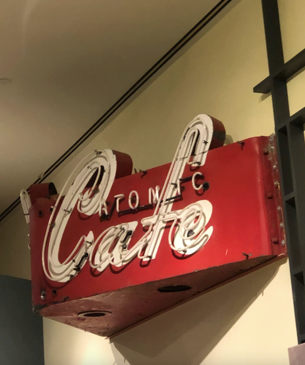 Atomic Cafe: A place where students stopped by for food in the Little Tokyo District 