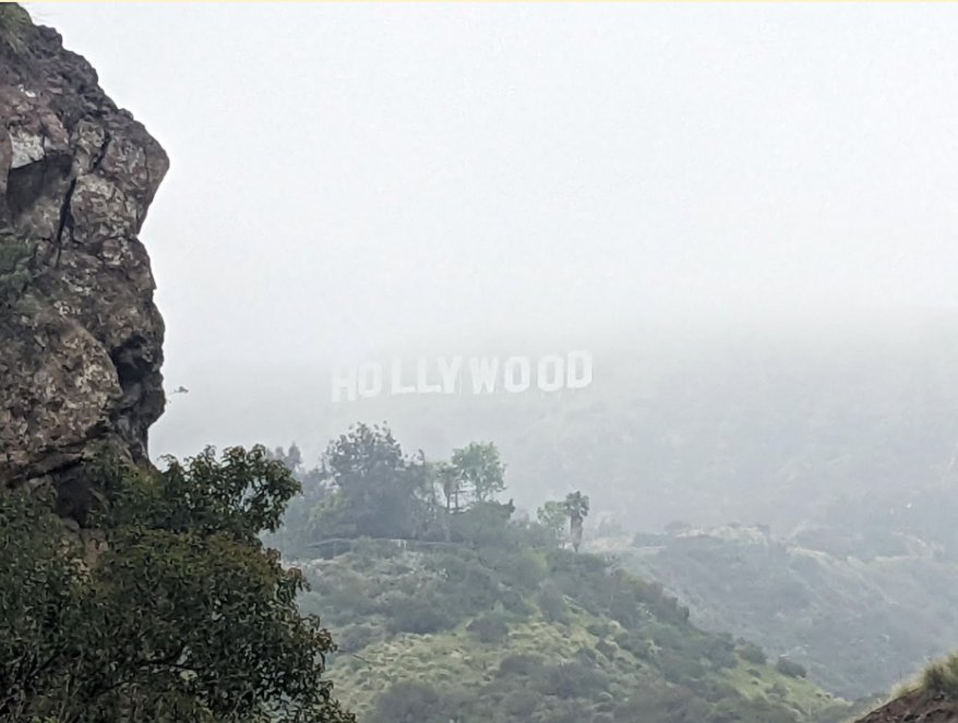 Students Hiking to See the Hollywood Sign 