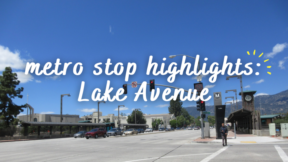 A short series highlighting the Metro stops in Los Angeles, California, starting with Lake Avenue.