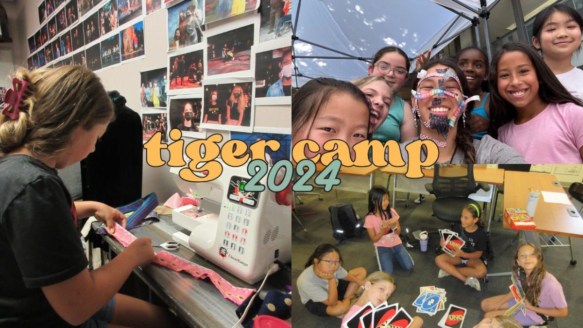 A sixth grader sewing for the first time, my camp group taping my face, and fourth graders playing UNO. These are the moments of why being a Tiger Camp Counselor was the highlight of my summer. 