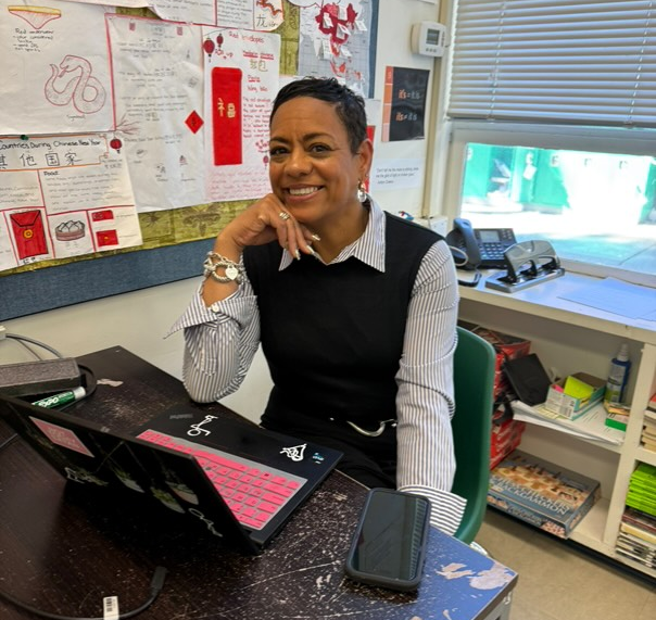 Dr. Zanita Kelly, Director of Lower and Middle School, pictured above, and the rest of Westridge Administration were instrumental to providing Westridge faculty and staff the support they needed after the Eaton fire. "[Teachers] are part of the community," said Dr. Kelly. "Just like our families and students."