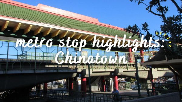 Going down the A Line, our next stop Chinatown.