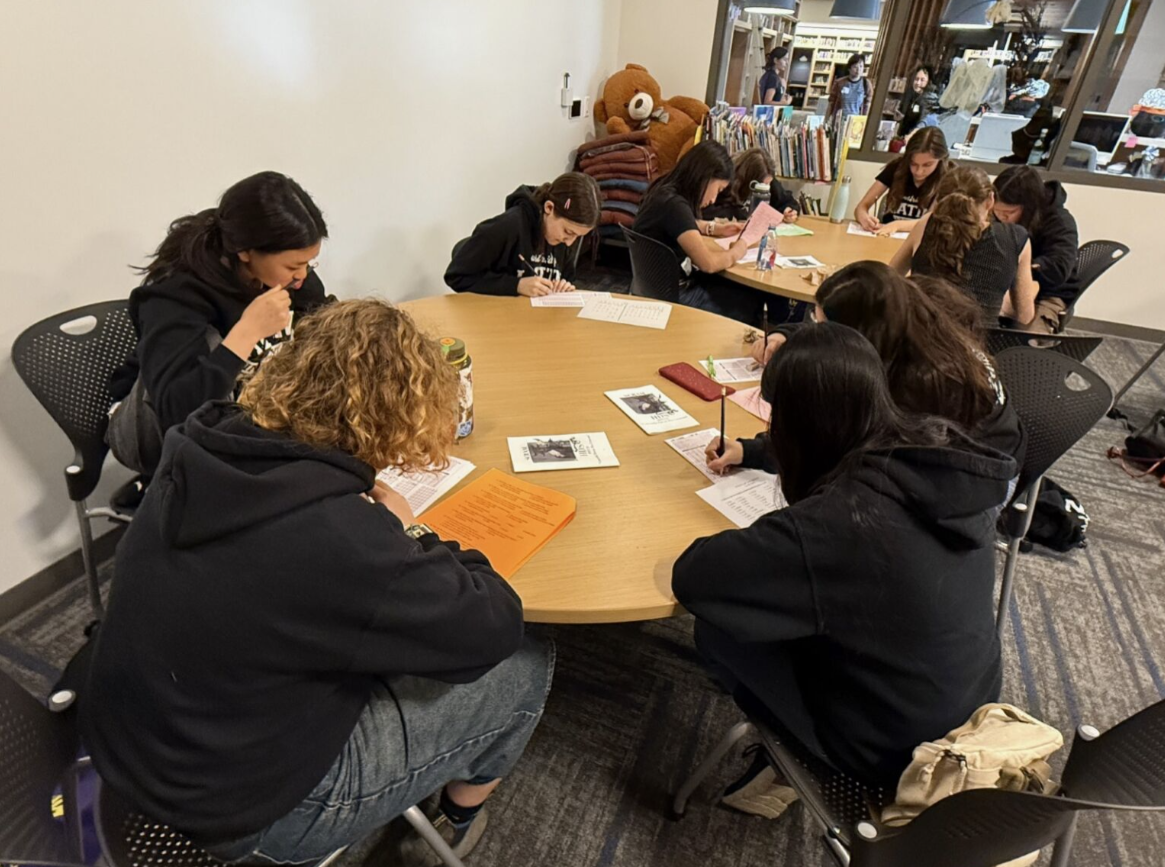 Focused and determined, Westridge students take on the SCRAM exams—a test of knowledge, logic, and love for Latin. Each answer reflects not just study and skill, but a shared curiosity for the language that continues to connect past and present.