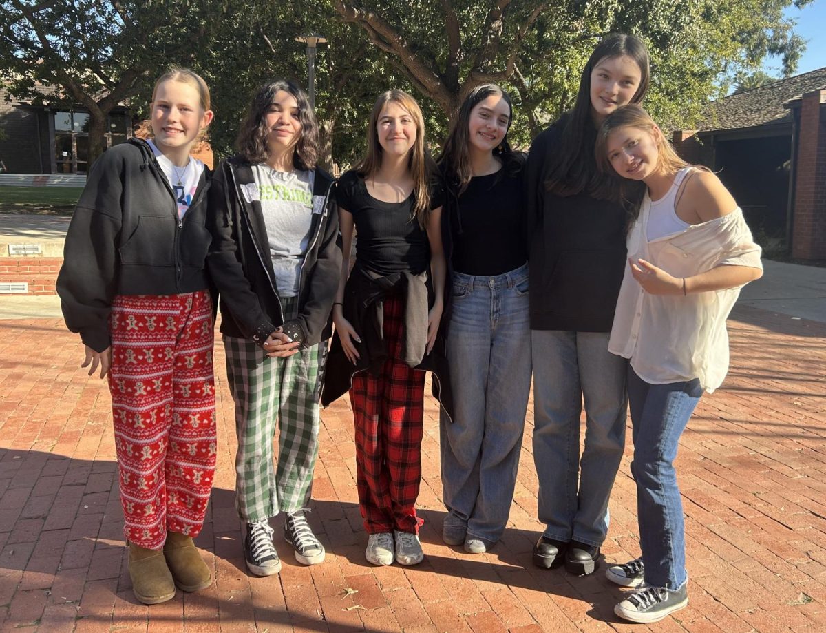 Students show off their outfits in spirit of Cozy December.