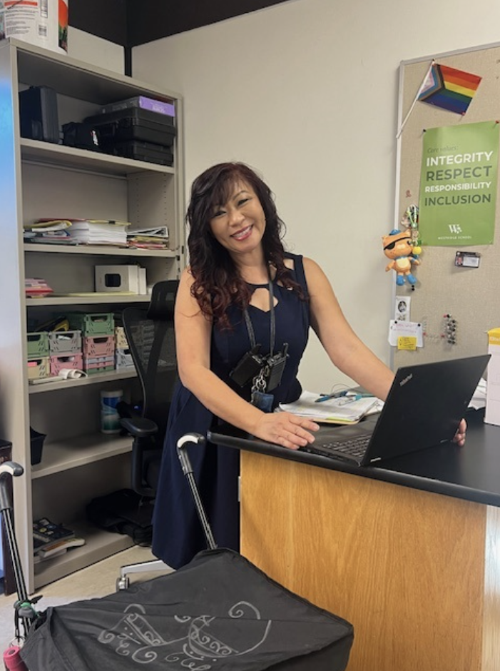 Loretta Choi makes all middle schoolers feel welcome at aftercare, bringing a sense of fun to each carefully crafted activity with her joyful manner.
 
