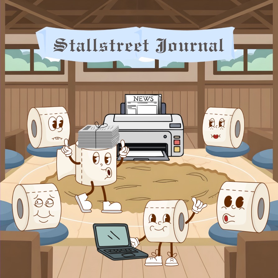 Since the anonymous author took over, Stallstreet Journal has appeared weekly on restroom stall doors, and has a new Instagram account gaining popularity.