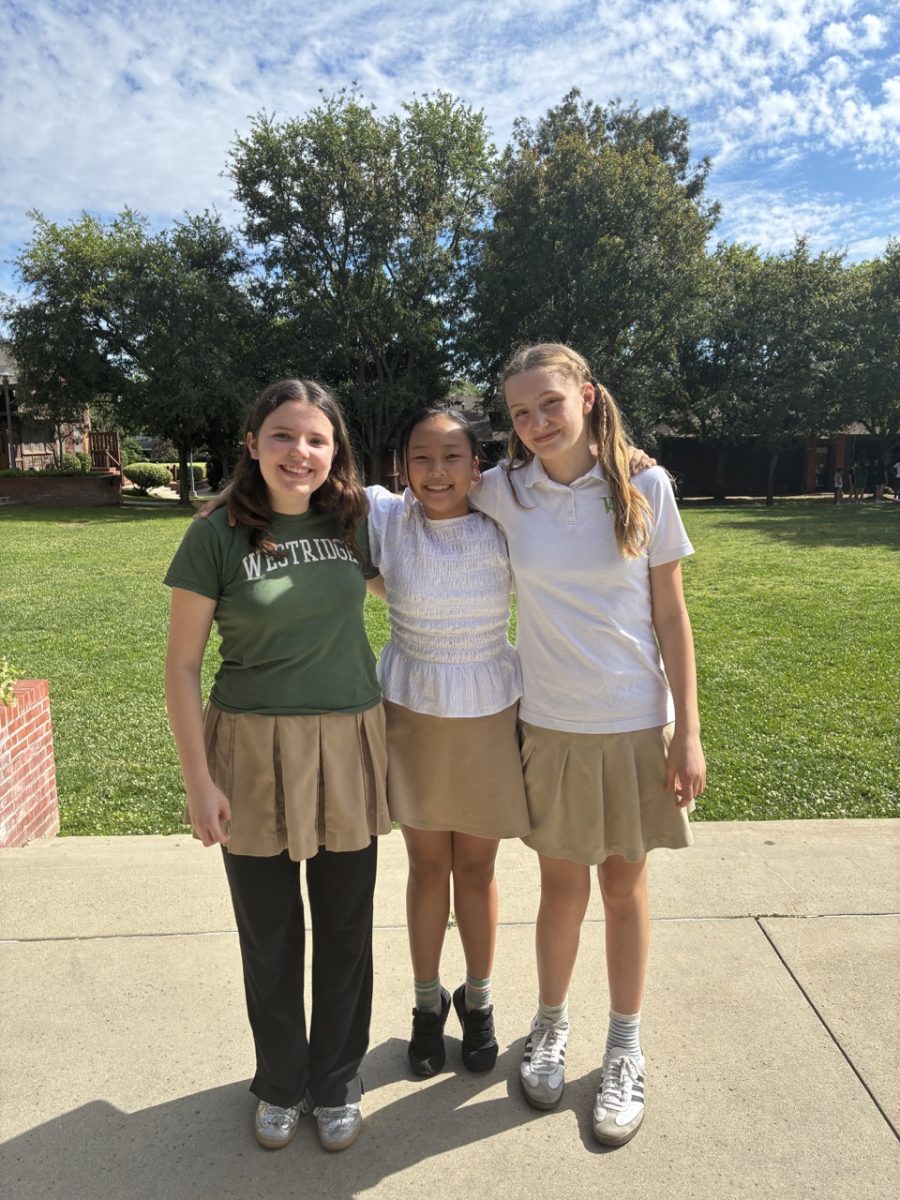 Sixth graders Beatrice B., Hillary W., and Lulu H. find that cursing from teachers can be distracting to their learning.