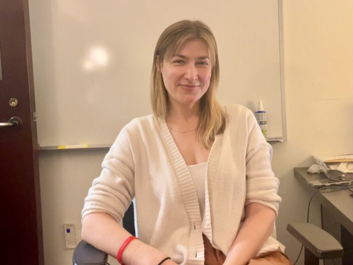 After nine years as a Middle and Upper School Theatre Teacher, Ms. Julia Davis will be leaving Westridge this year. (Valentina V.)